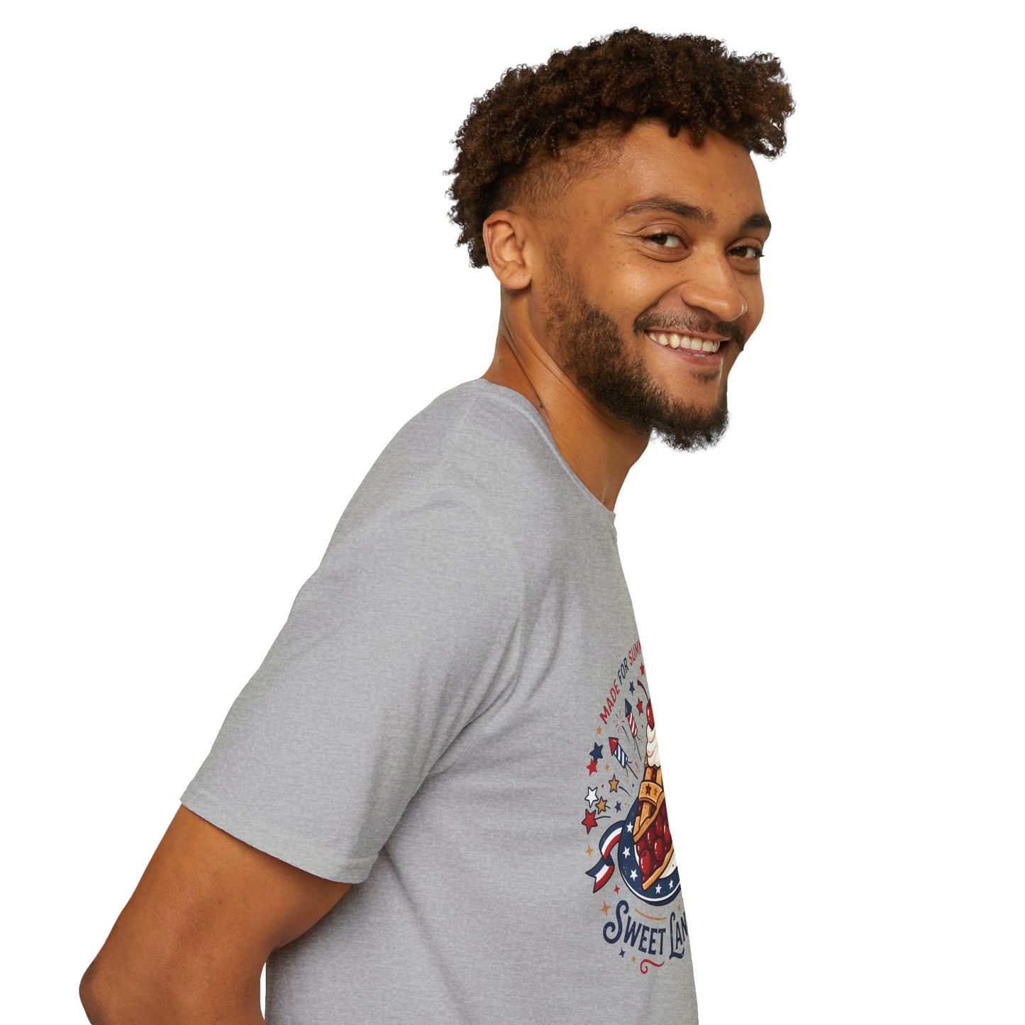 Sweet Land of Liberty Pie T-Shirt — Patriotic 4th of July Dessert Graphic Tee