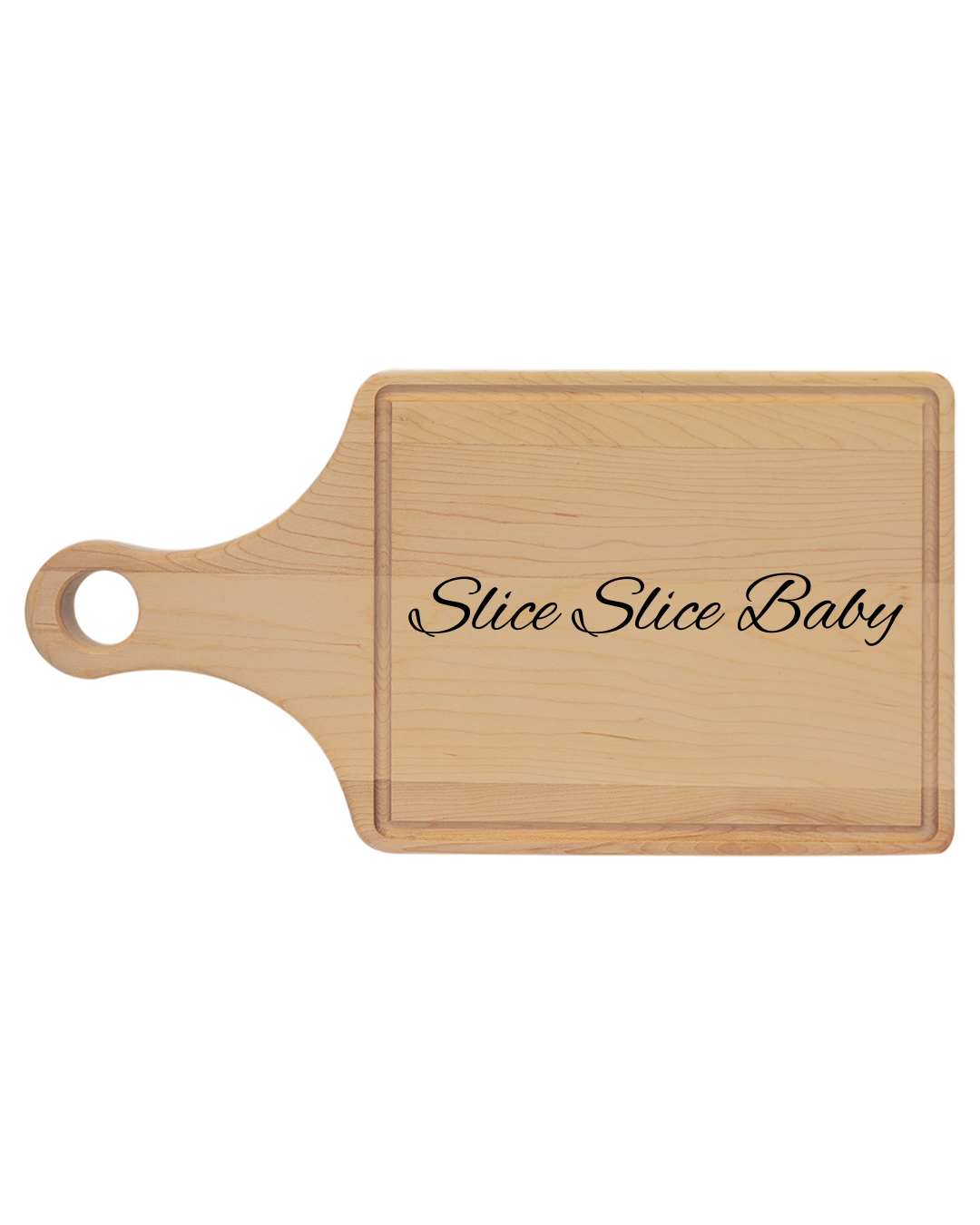 Personalized Wooden Cutting Board  'Slice Slice Baby' Engraving, Unique Kitchen Gift
