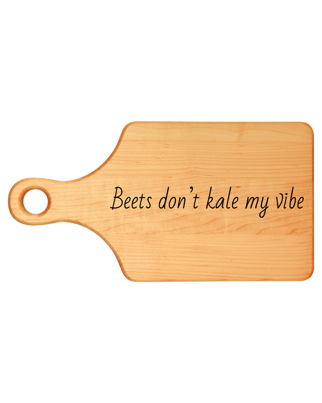 Personalized Engraved Cutting Board - Beets Don't Kale My Vibe, Kitchen Decor