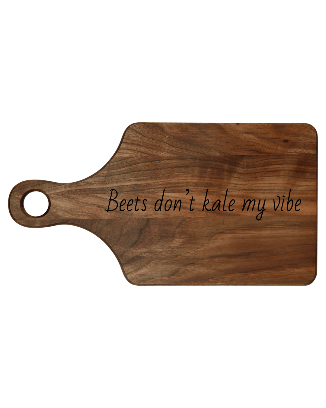 Personalized Engraved Cutting Board - Beets Don't Kale My Vibe, Kitchen Decor