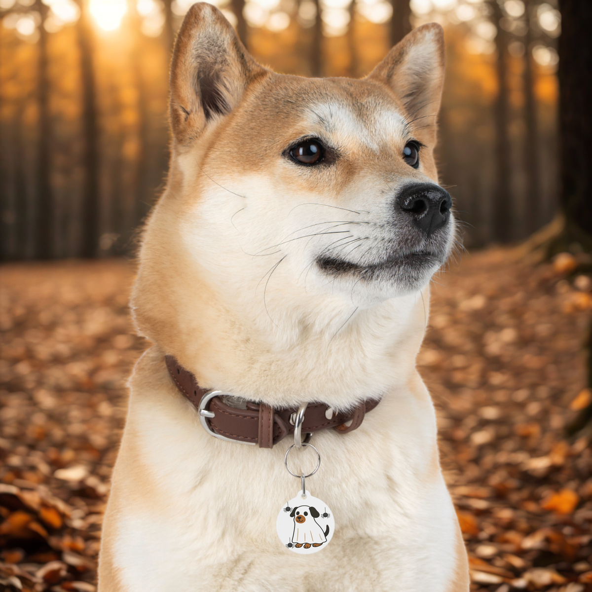 Personalized Cute Halloween Pet Tag, Funny Dog ID Tag, Gifts for Pet Lovers