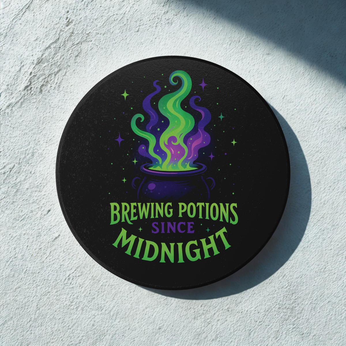 Brewing Potions Since Midnight, Ceramic Coaster