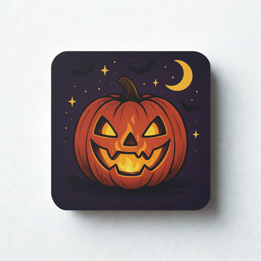 Halloween Pumpkin Coaster, Spooky Coasters