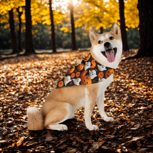 Halloween Pet Bandana, Spooky Scarf