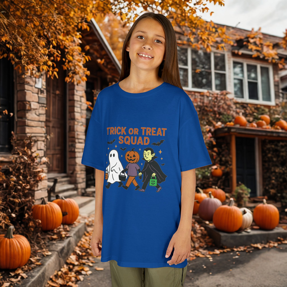 Kids Halloween Tee | Trick or Treat Squad Shirt, Halloween Shirt