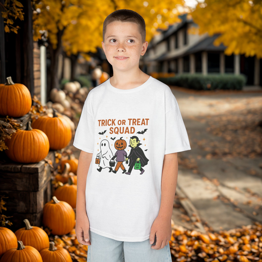 Kids Halloween Tee | Trick or Treat Squad Shirt, Halloween Shirt