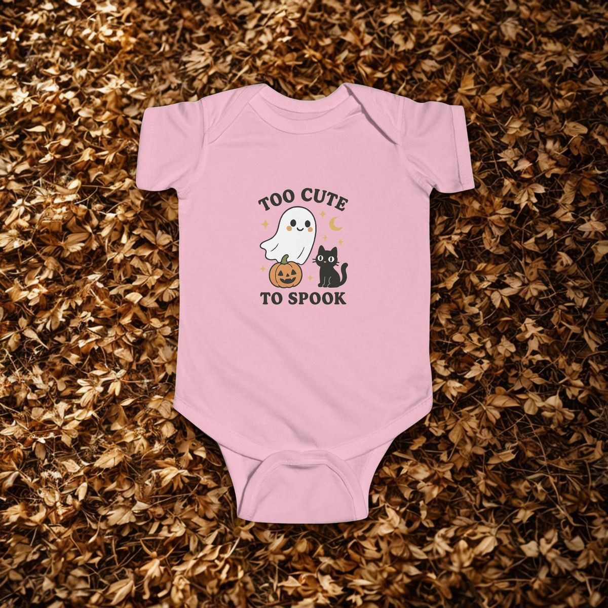 Halloween Infant Bodysuit - Too Cute to Spook, Baby Costume