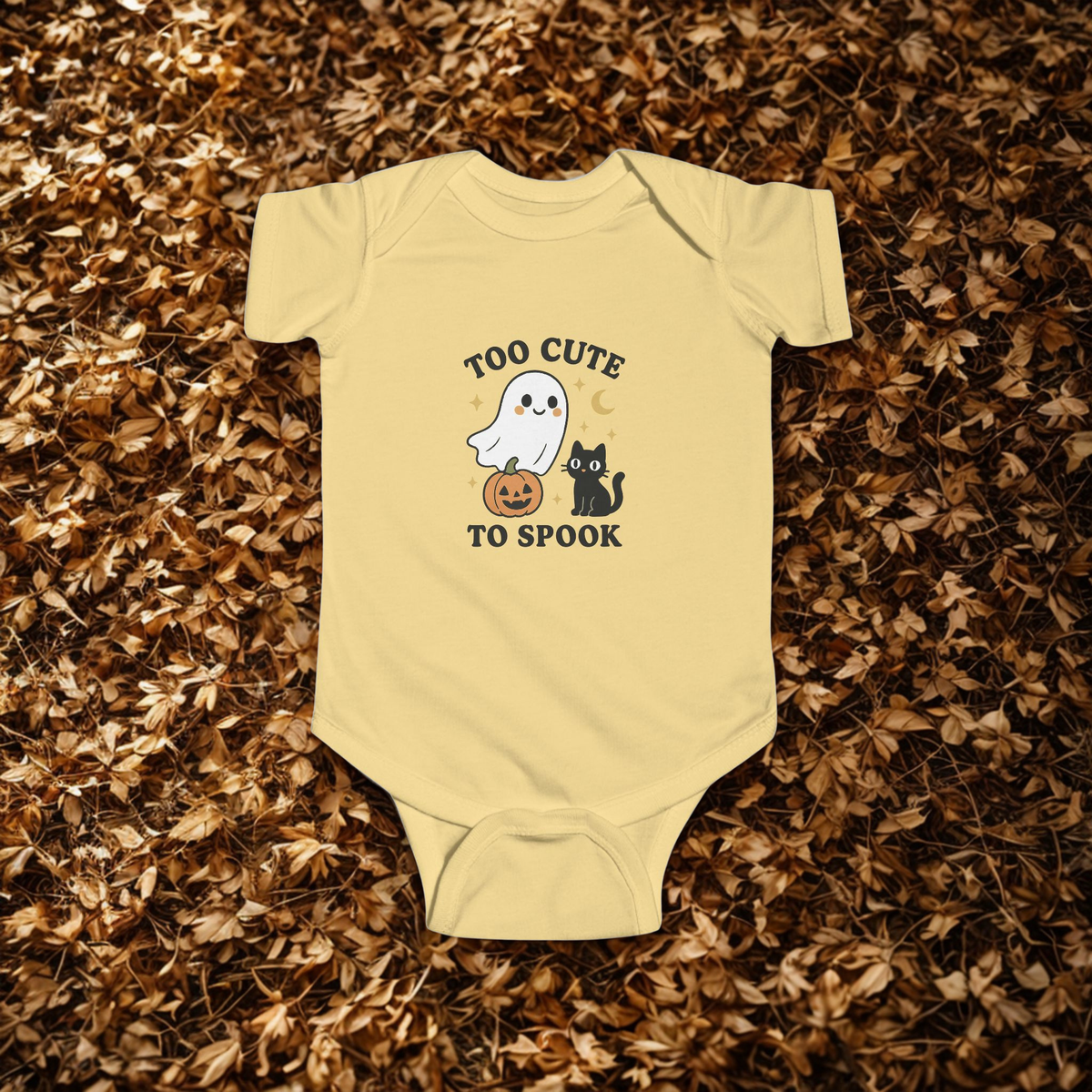 Halloween Infant Bodysuit - Too Cute to Spook, Baby Costume