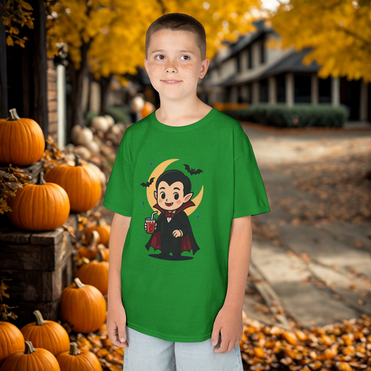 Kids Halloween T-Shirt, Cute Vampire Shirt, Halloween Costume Tee, Trick or Treat Shirt, Spooky Season Apparel