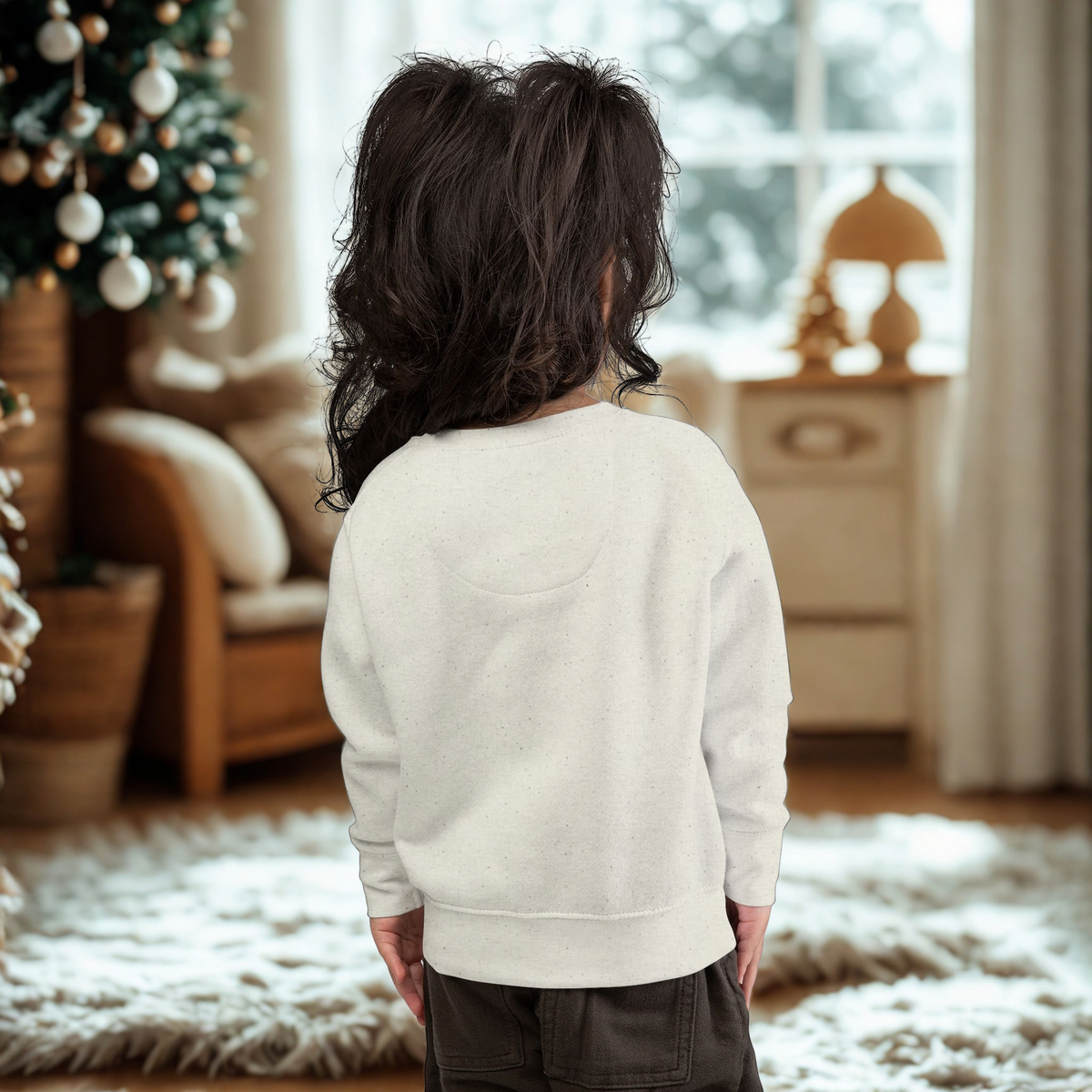 Toddler Sweatshirt — "A Little Pumpkin, A Lot of Christmas" Holiday Crewneck