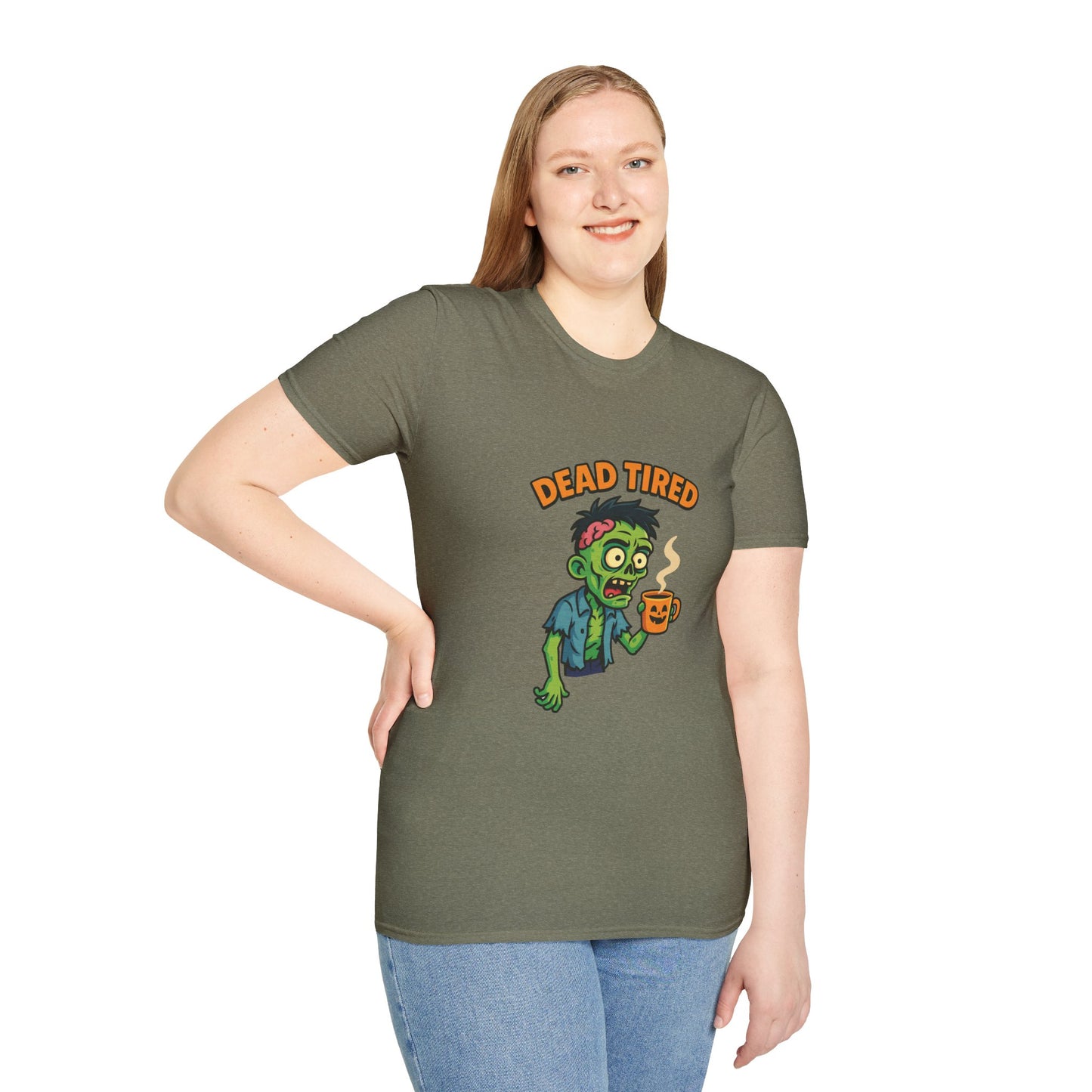 Dead Tired Zombie T-Shirt, Gifts for Halloween