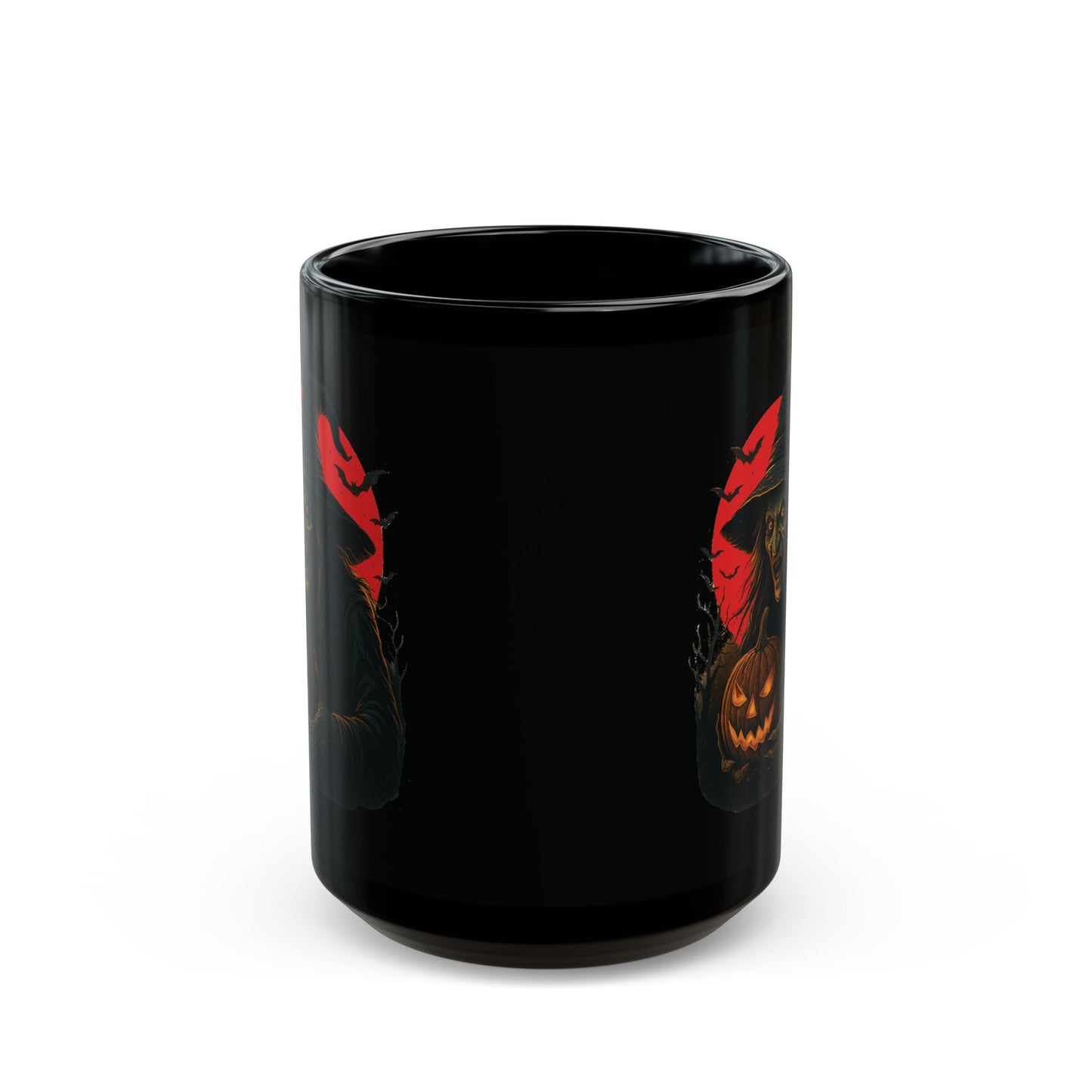 Halloween Witch Mug, Spooky Coffee Cup, Black Witch Mug 11oz/15oz, Witchcraft Gift, Fall Beverage Mug, Halloween Decor