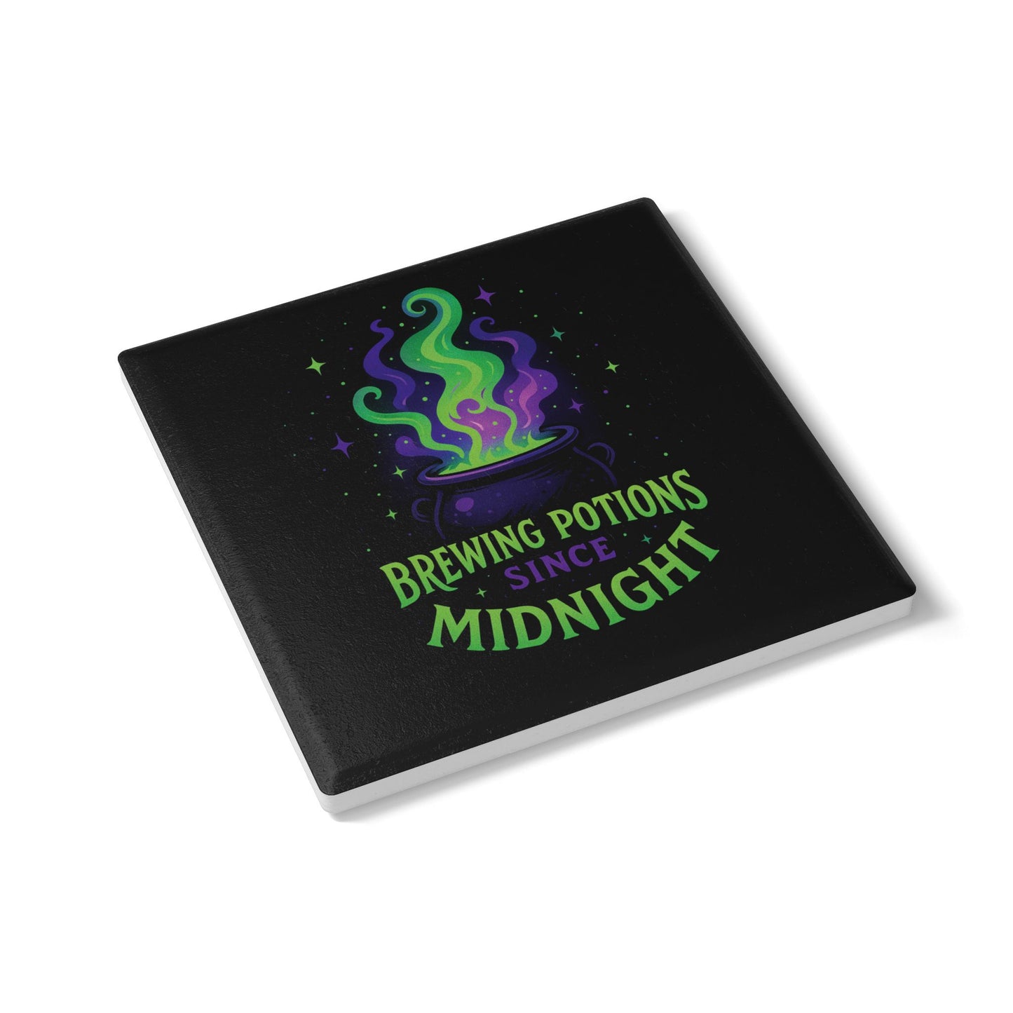 Brewing Potions Since Midnight, Ceramic Coaster