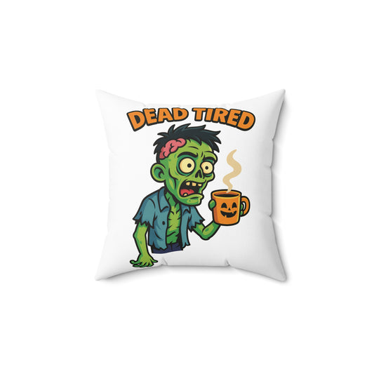 Zombie Themed Pillow, Fun Home Decor, Halloween Gift