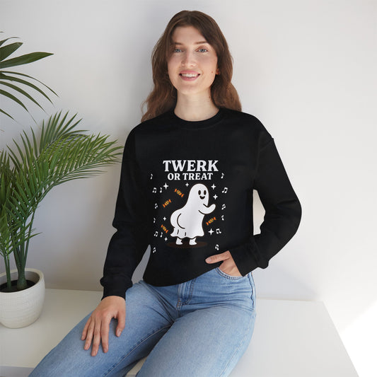 Halloween Twerk Sweatshirt, Unisex Sweatshirt, Funny Ghost Crewneck, Spooky Season Apparel, Halloween Gift, Fall Fashion