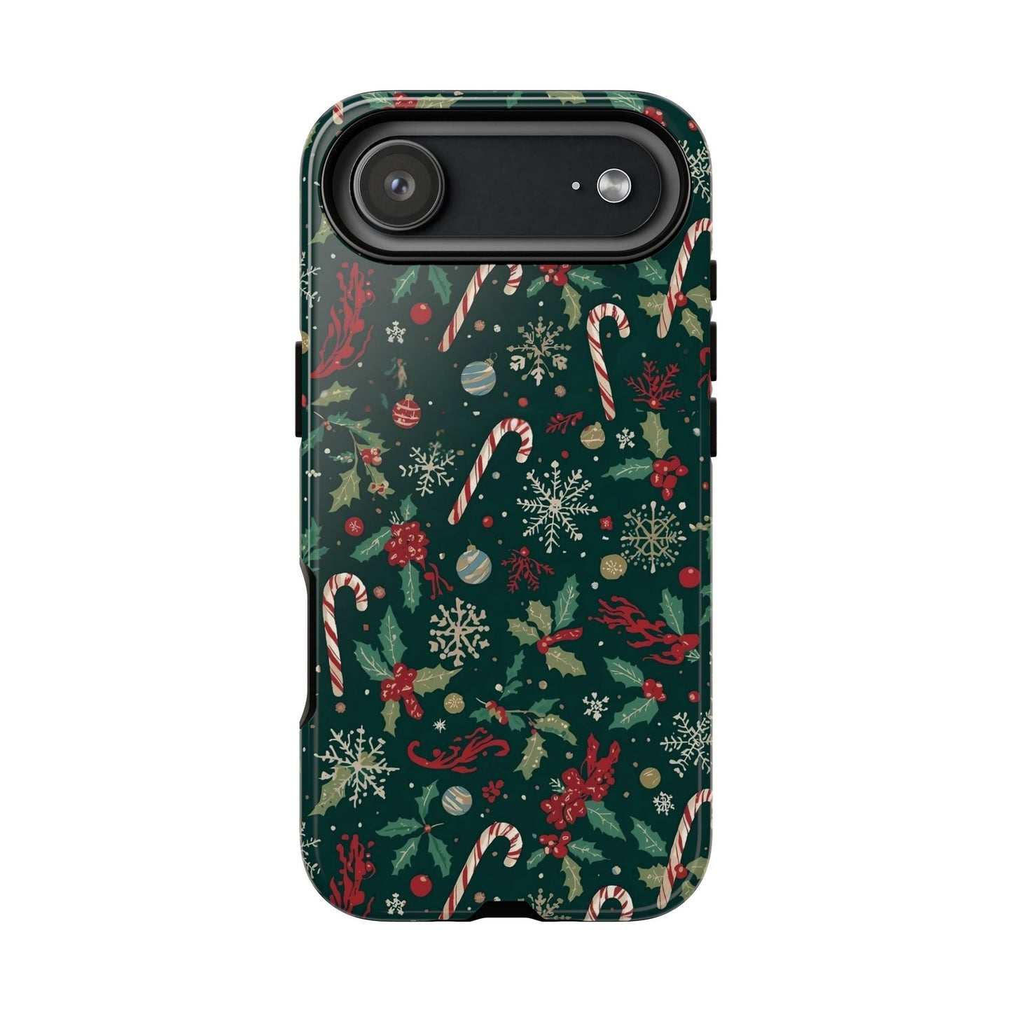 Christmas Phone Case, Festive Phone Case with Holiday Patterns for Iphone 17, 16, 15, 14, 13, 12, 11 & Samsung