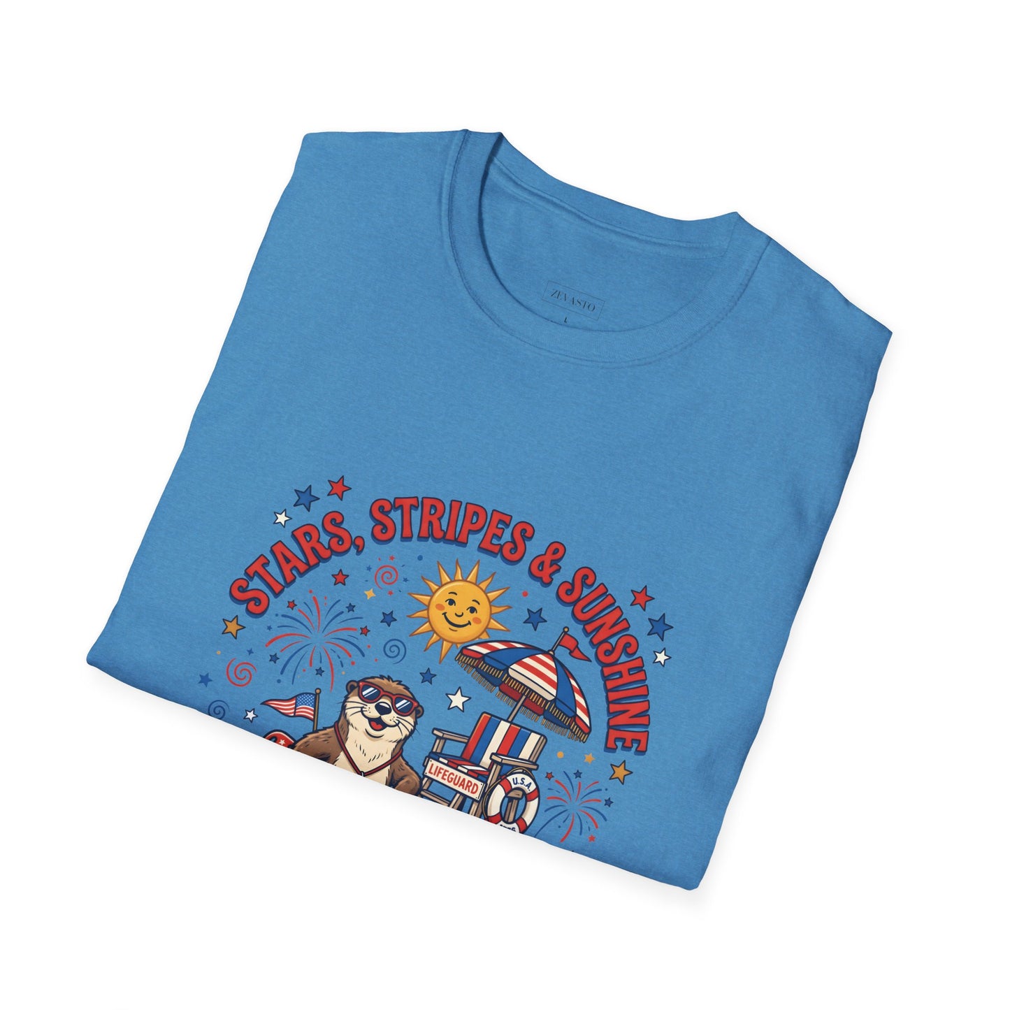 Stars, Stripes & Sunshine T-Shirt — Patriotic 1776–2026 Summer Tee, 4th of July Shirt