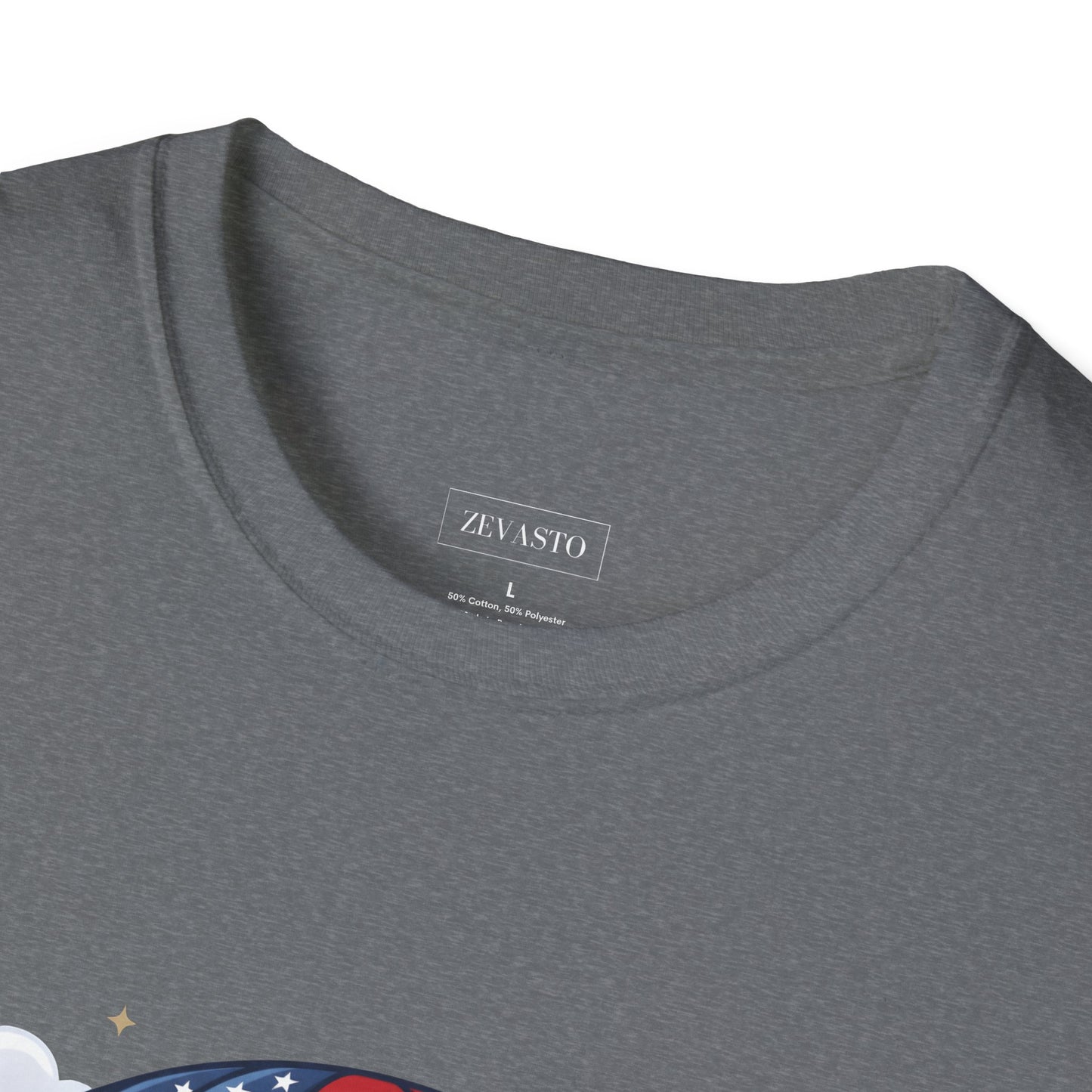 Patriotic French Bulldog T-Shirt — "Celebrating 250 Years" Parachute Design