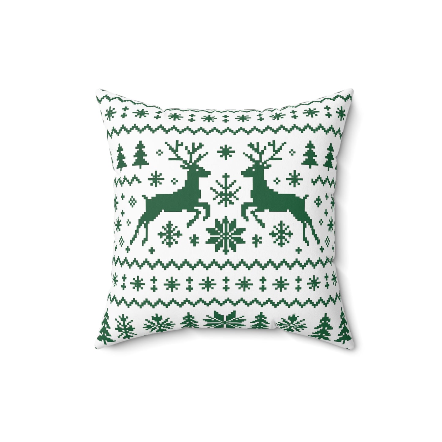 Christmas Reindeer Pillow, Cozy Holiday Decor, Winter Home Accent, Festive Gift Idea