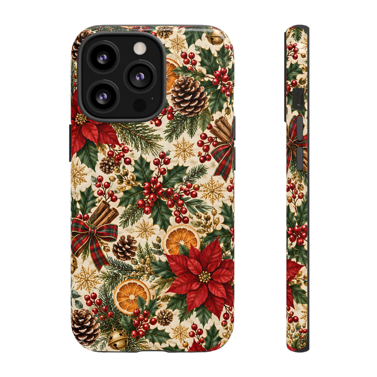 Christmas Floral Tough Phone Case