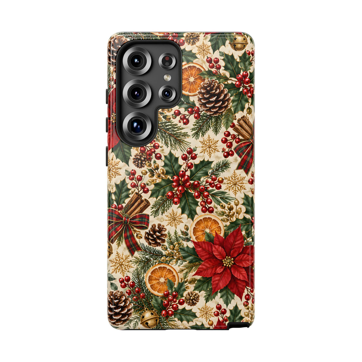 Christmas Floral Tough Phone Case