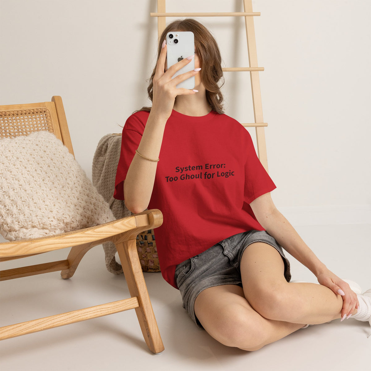 System Error Tee - Unisex Heavy Cotton Shirt, Perfect for Halloween, Geeky Fun