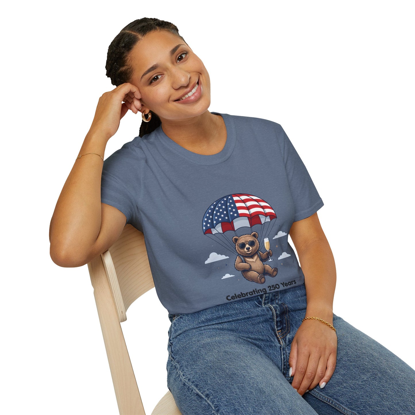 Patriotic Bear 'Celebrating 250 Years' T-Shirt