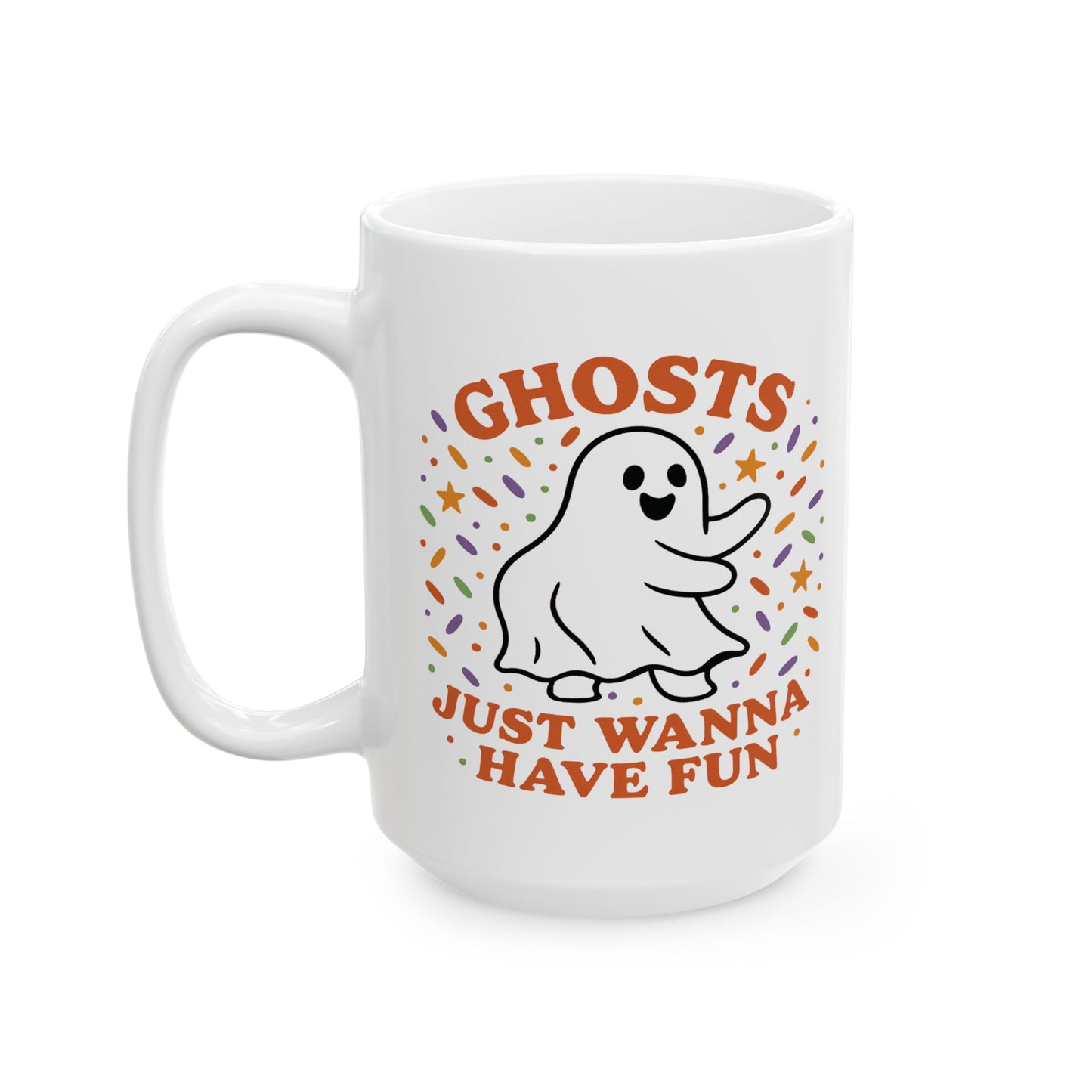 Whimsical Ghost Mug - Perfect for Halloween Fun, Spooky Season Gift
