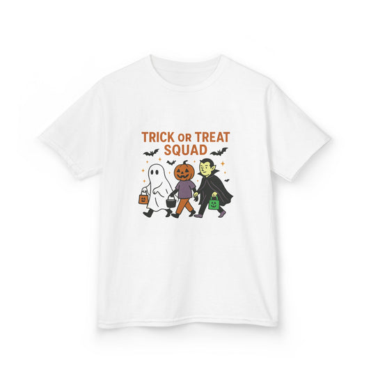 Kids Halloween Tee | Trick or Treat Squad Shirt, Halloween Shirt