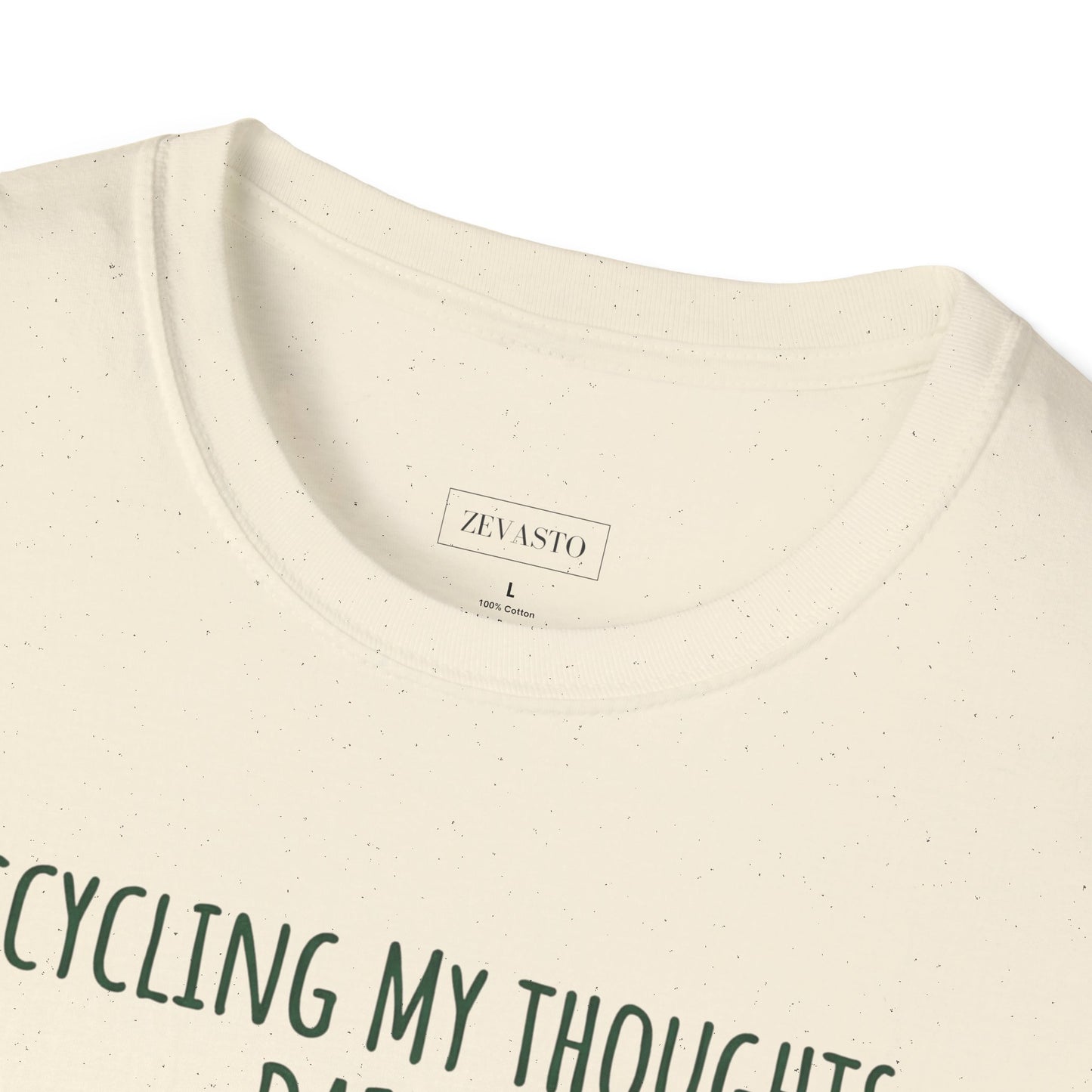 Recycling My Thoughts Daily T-Shirt — Mental Health Awareness, Earth Day Graphic Tee