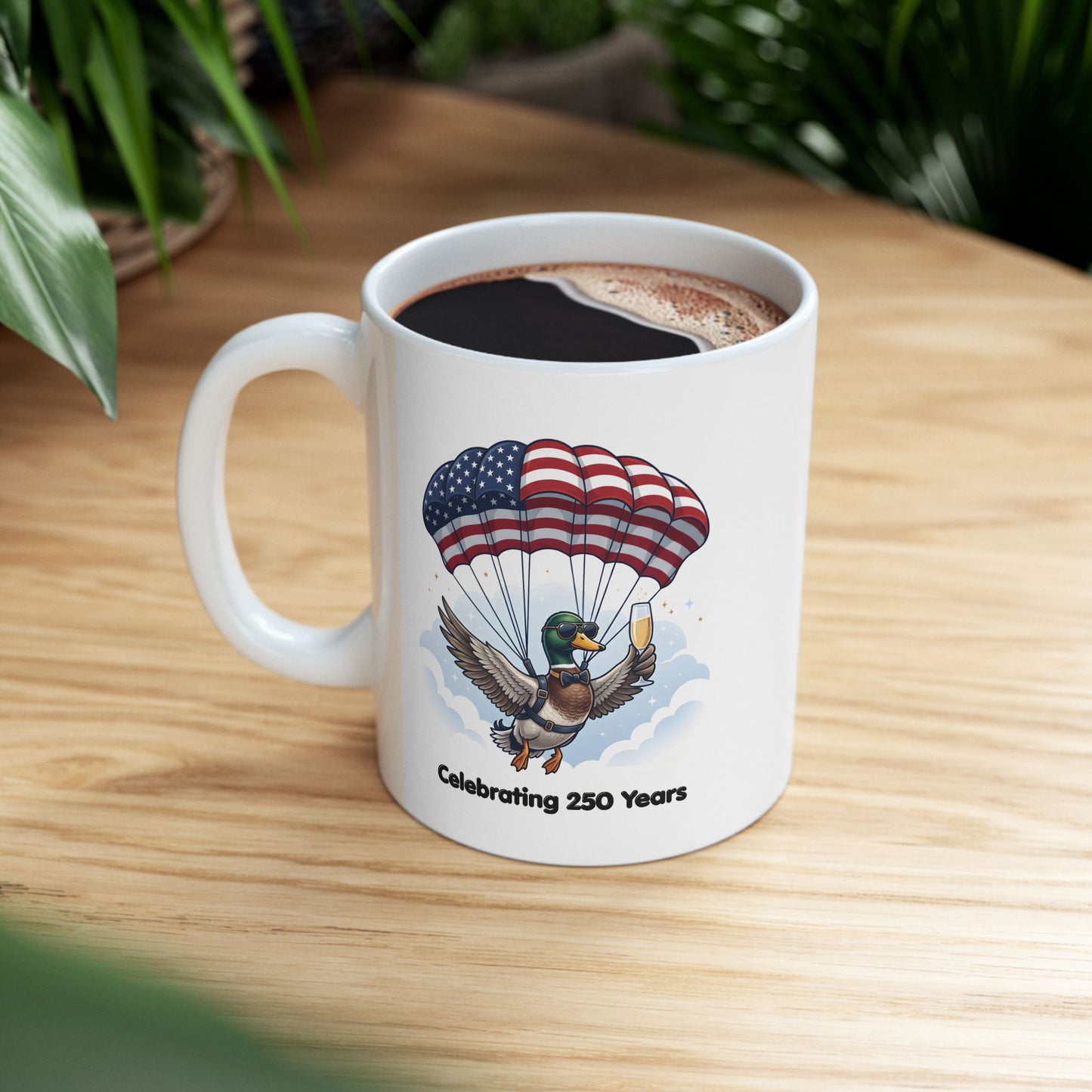 Patriotic Duck Ceramic Mug