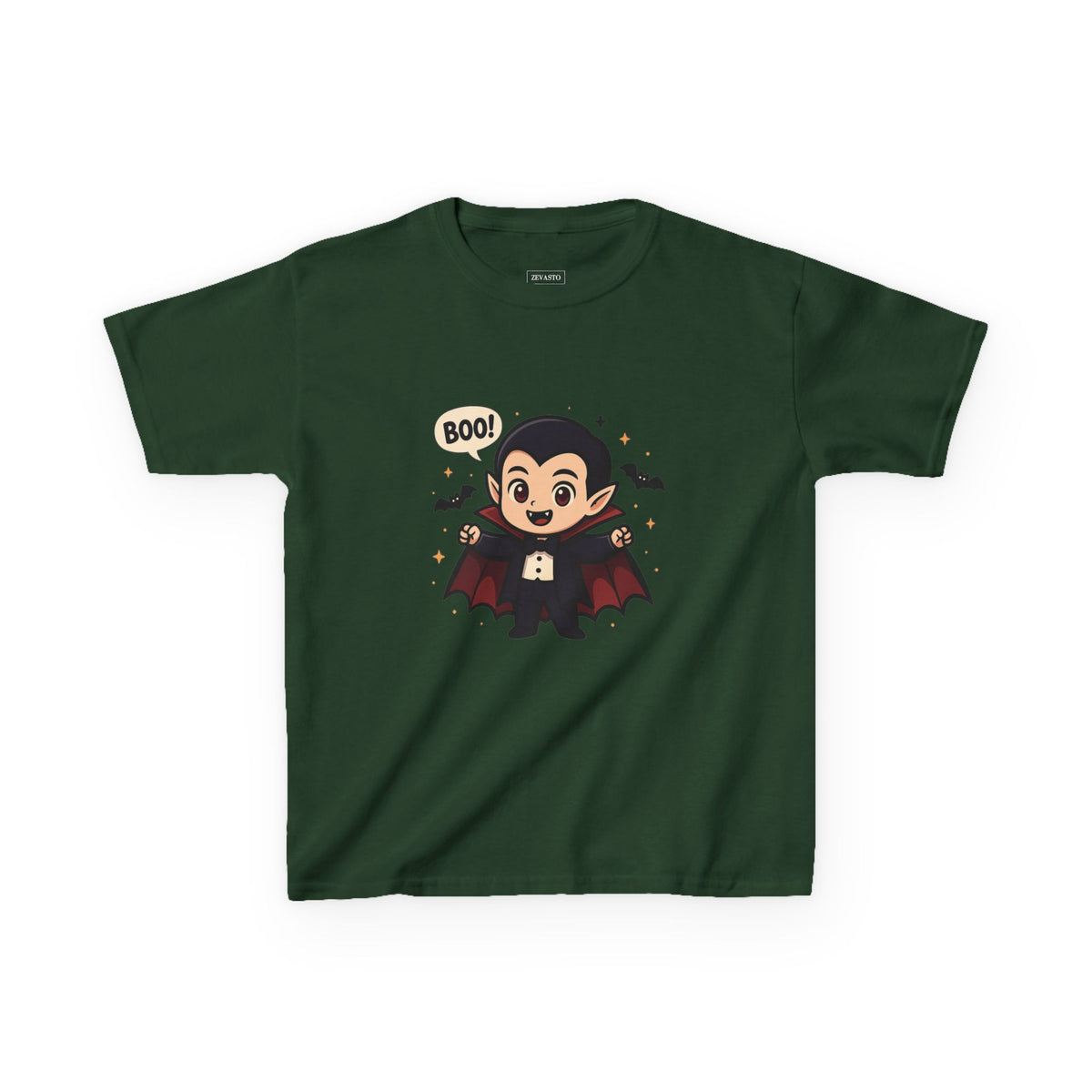 Cute Halloween Kids Tee, Spooky Costume Top, Kids Vampire Shirt, Halloween Party Apparel, Boo Design Tee