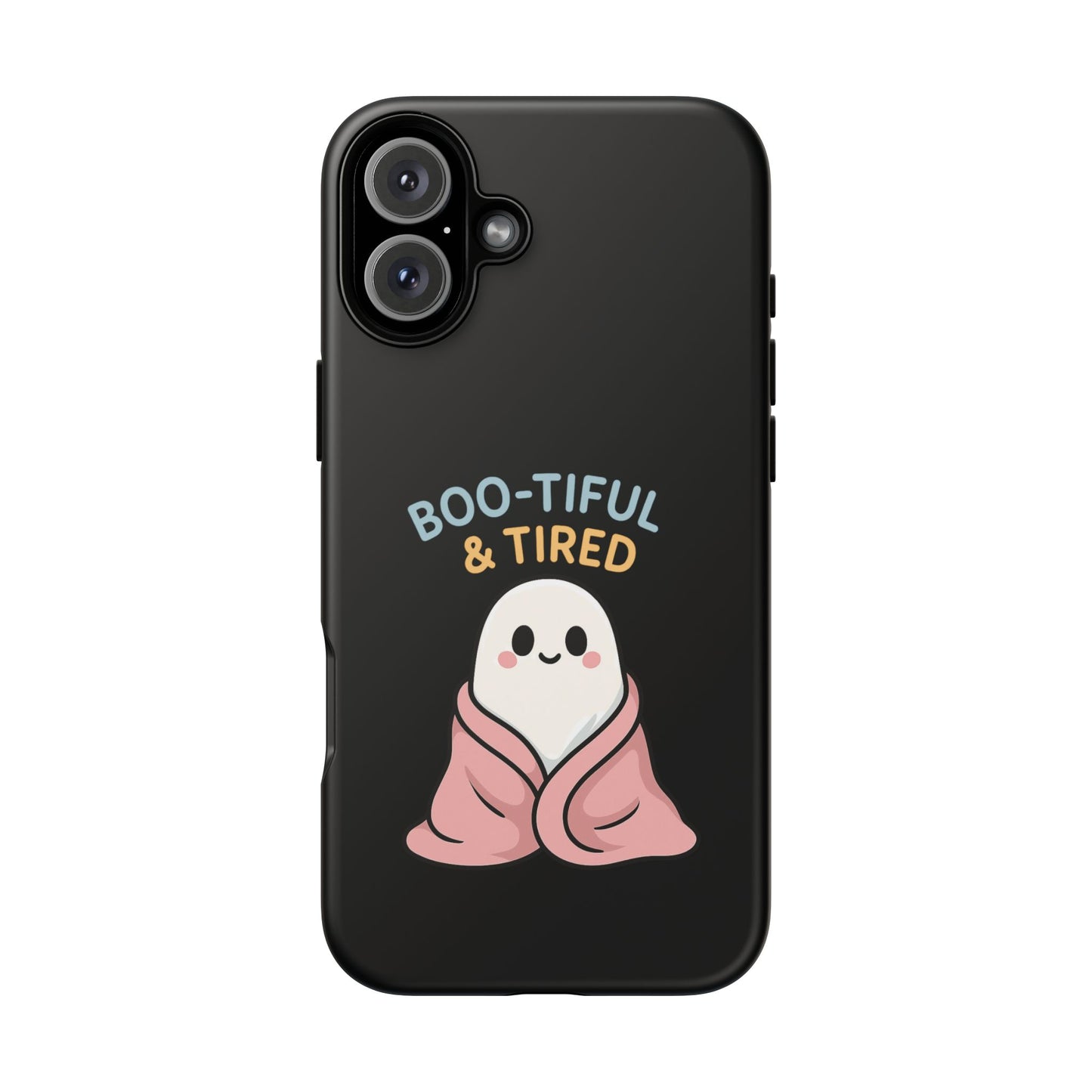 Boo-tiful & Tired Phone Case, Halloween-Themed Design