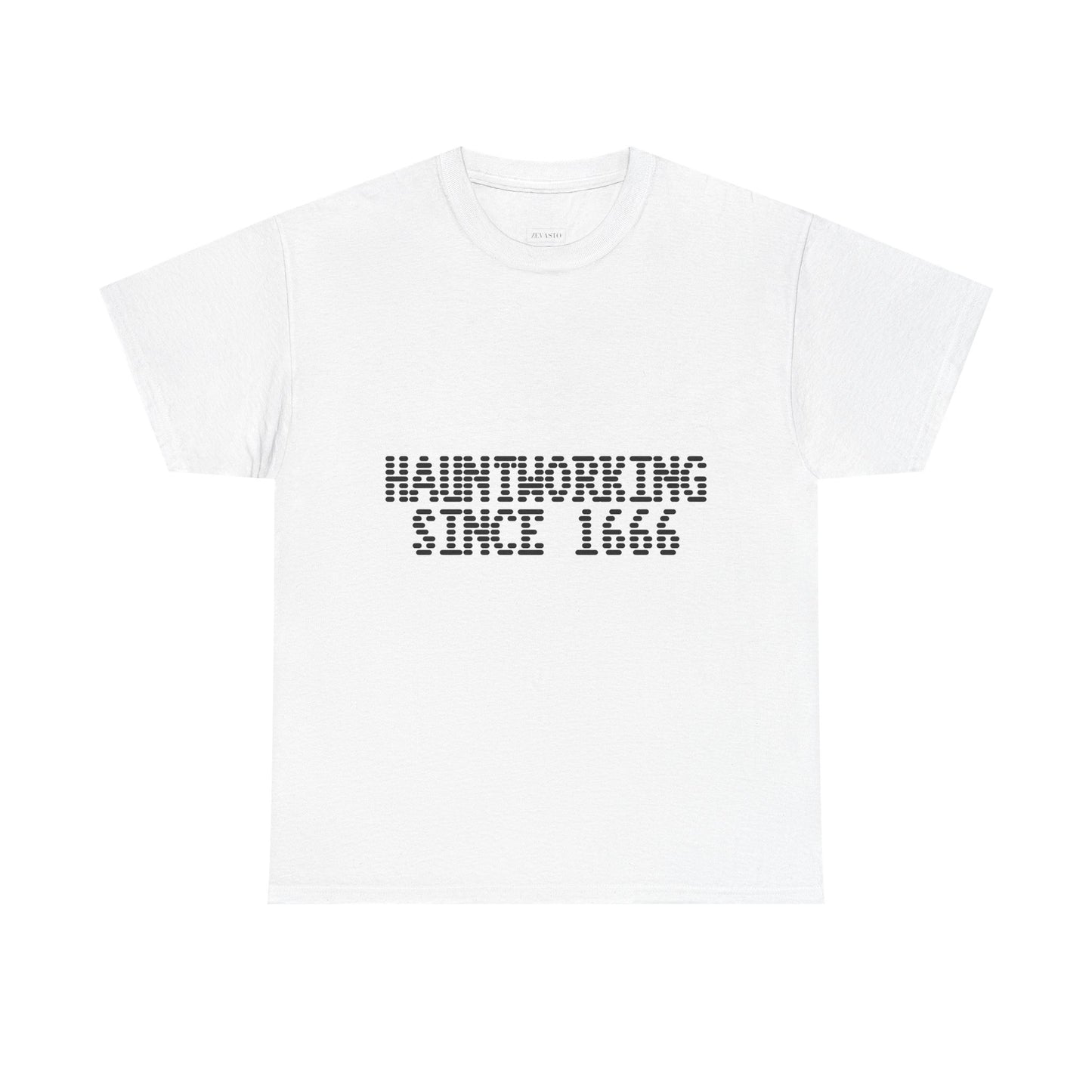 Hauntworking Since 1666-Cotton Tee, Halloween-Themed Tshirt