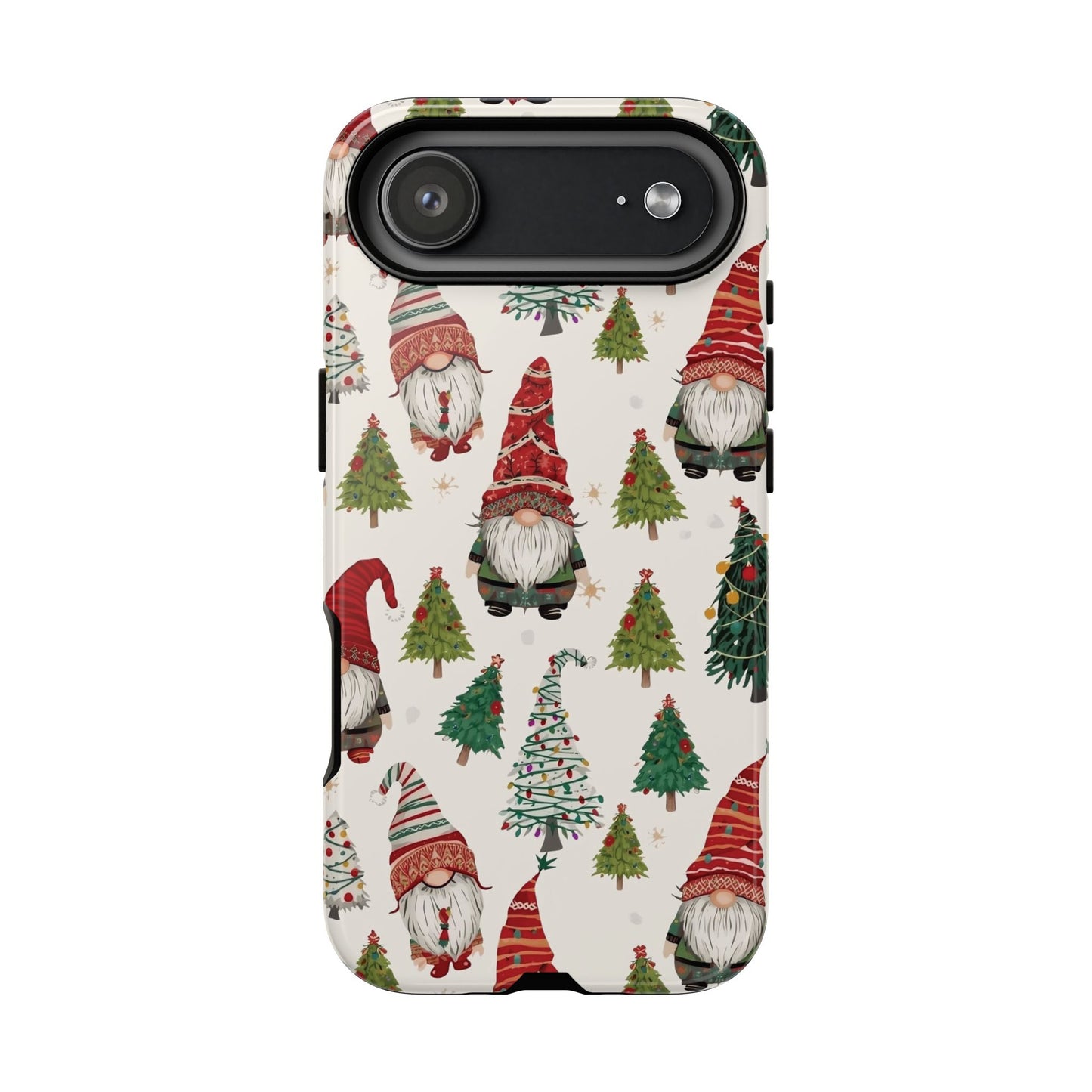 Christmas Gnome Phone Case, Dual Layer Phone Case for Iphone 17, 16, 15, 14, 13, 12, 11 & Samsung