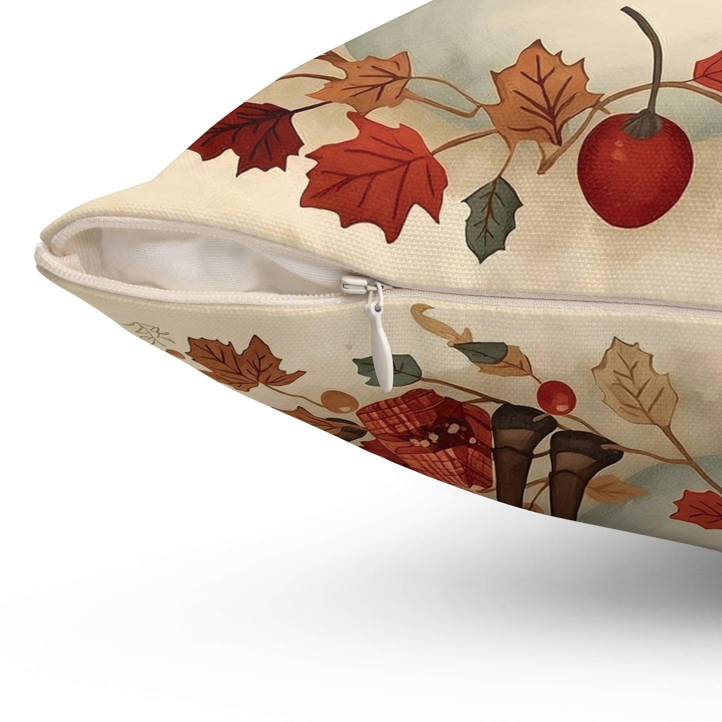 Festive Snowman & Reindeer Holiday Pillow — Cozy Christmas Decorative Throw Pillow