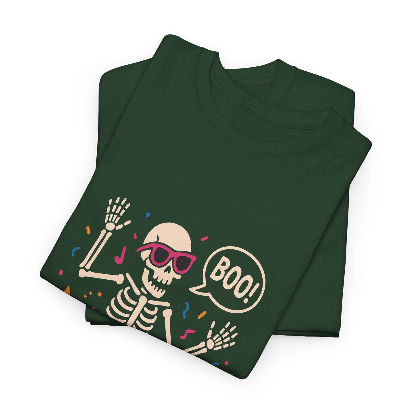 Halloween Skeleton Tee, Unisex Graphic Tee, Spooky Fun Shirt