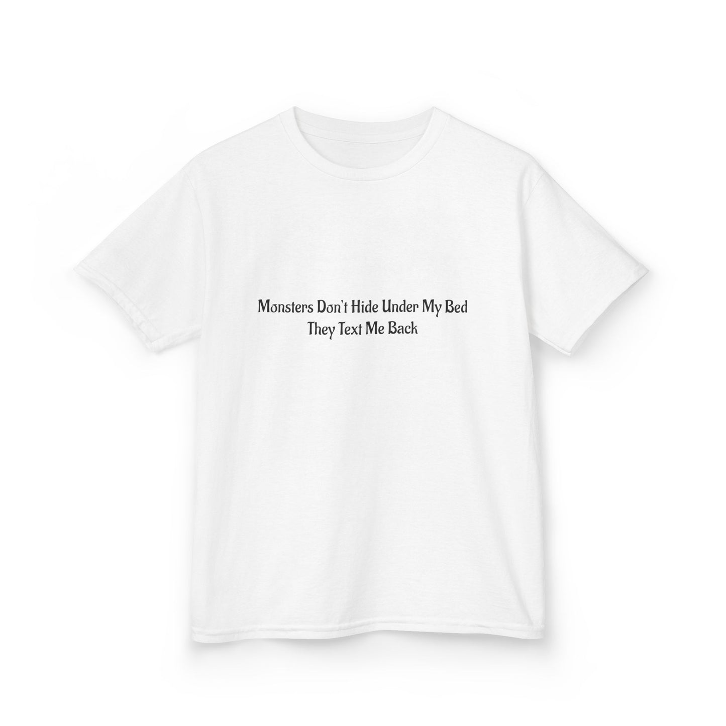 Funny Kids Monster Tee, Kids Heavy Cotton Shirt, Halloween T-Shirt