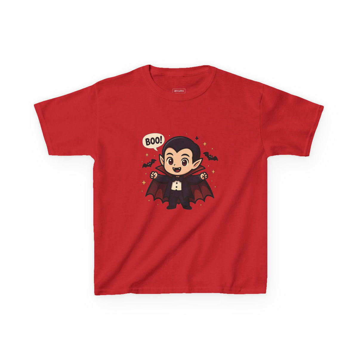 Cute Halloween Kids Tee, Spooky Costume Top, Kids Vampire Shirt, Halloween Party Apparel, Boo Design Tee