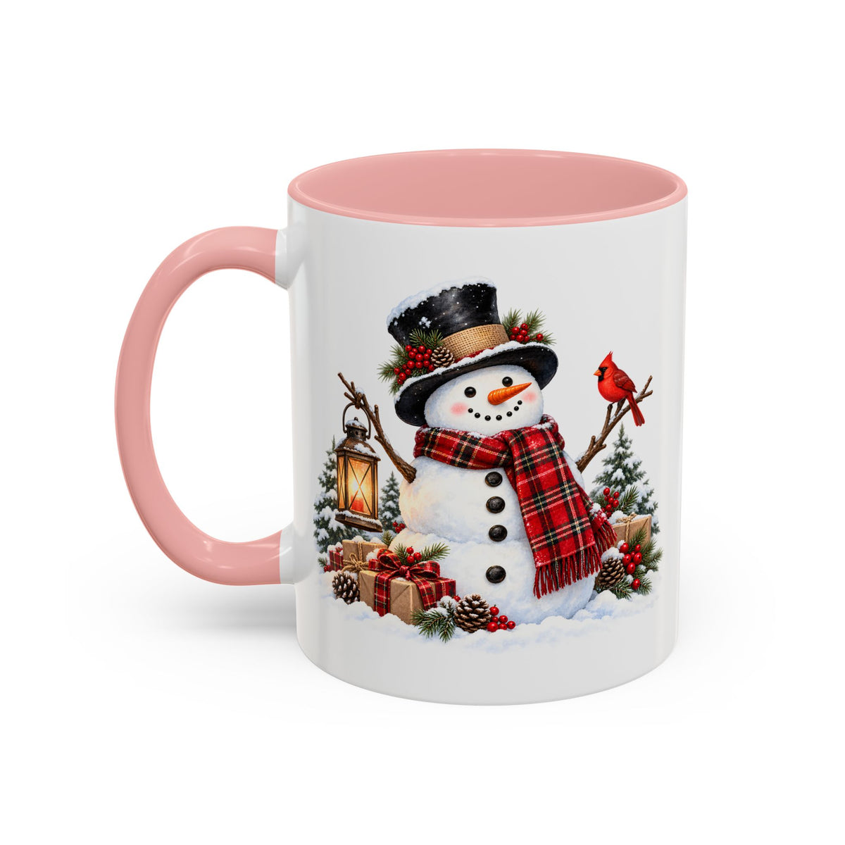 Snowman Christmas Coffee Mug – Festive Holiday Accent Mug (11 oz)