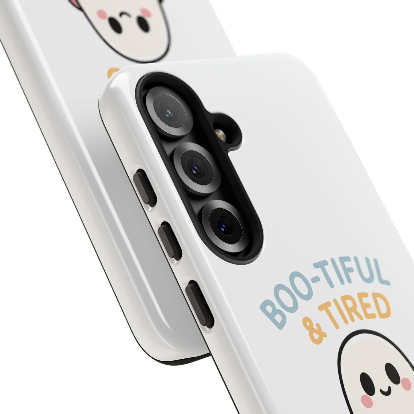 Boo-tiful & Tired Phone Case, Halloween-Themed Design
