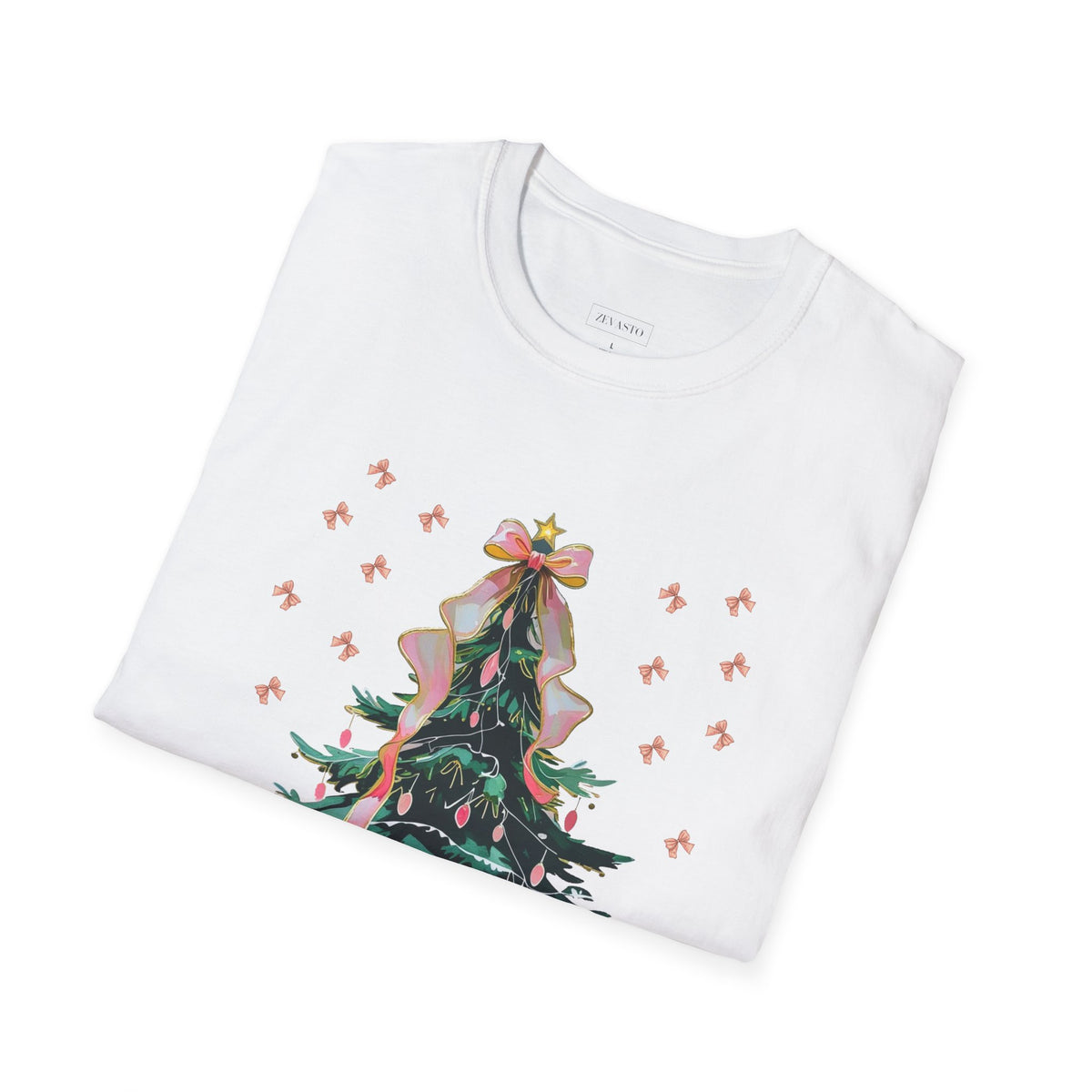 Christmas Tree Unisex Softstyle T-Shirt | Holiday Outfit, Festive Apparel