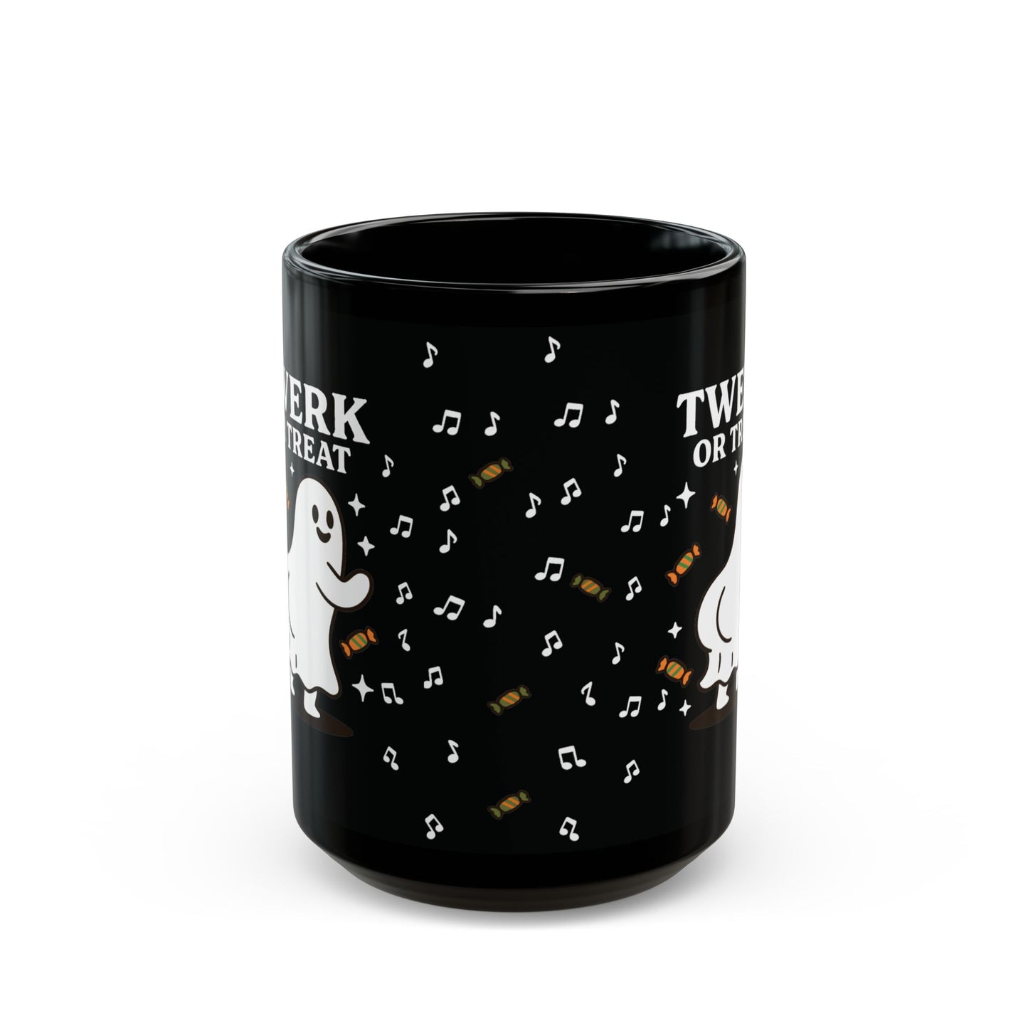 Halloween Twerk or Treat Mug, Funny Ghost Coffee Cup, Spooky Mug, Unique Halloween Decor