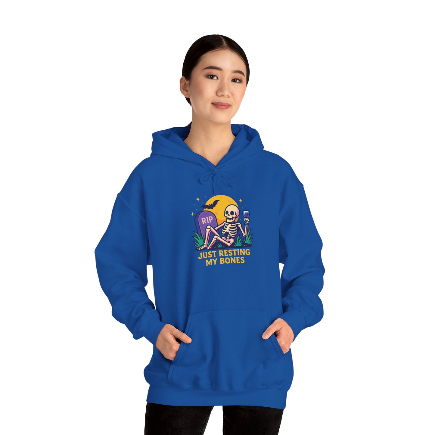 Halloween Skeleton Hoodie, Cozy Unisex Sweatshirt