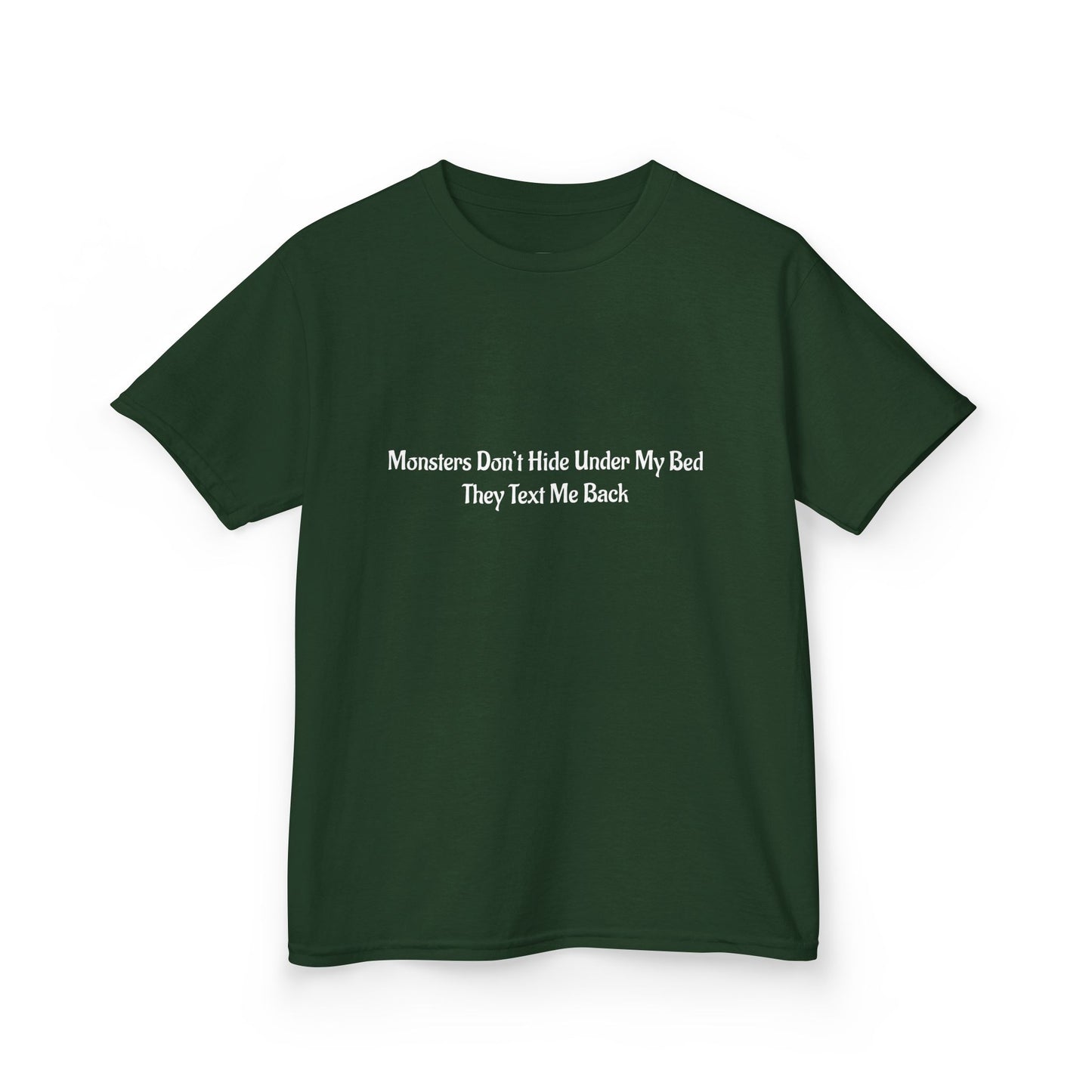 Funny Kids Monster Tee, Kids Heavy Cotton Shirt, Halloween T-Shirt