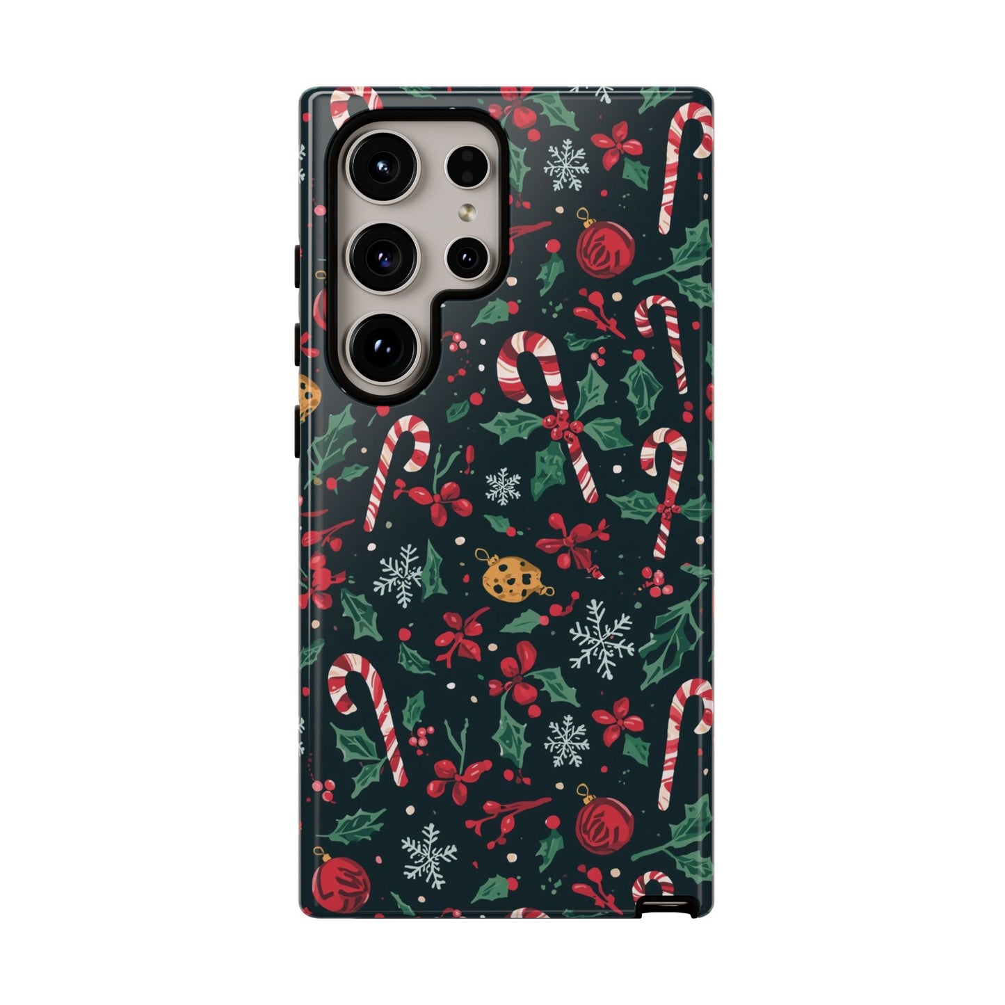 Christmas Themed Phone Case, Festive Phone Case for Iphone 17, 16, 15, 14, 13 & Samsung