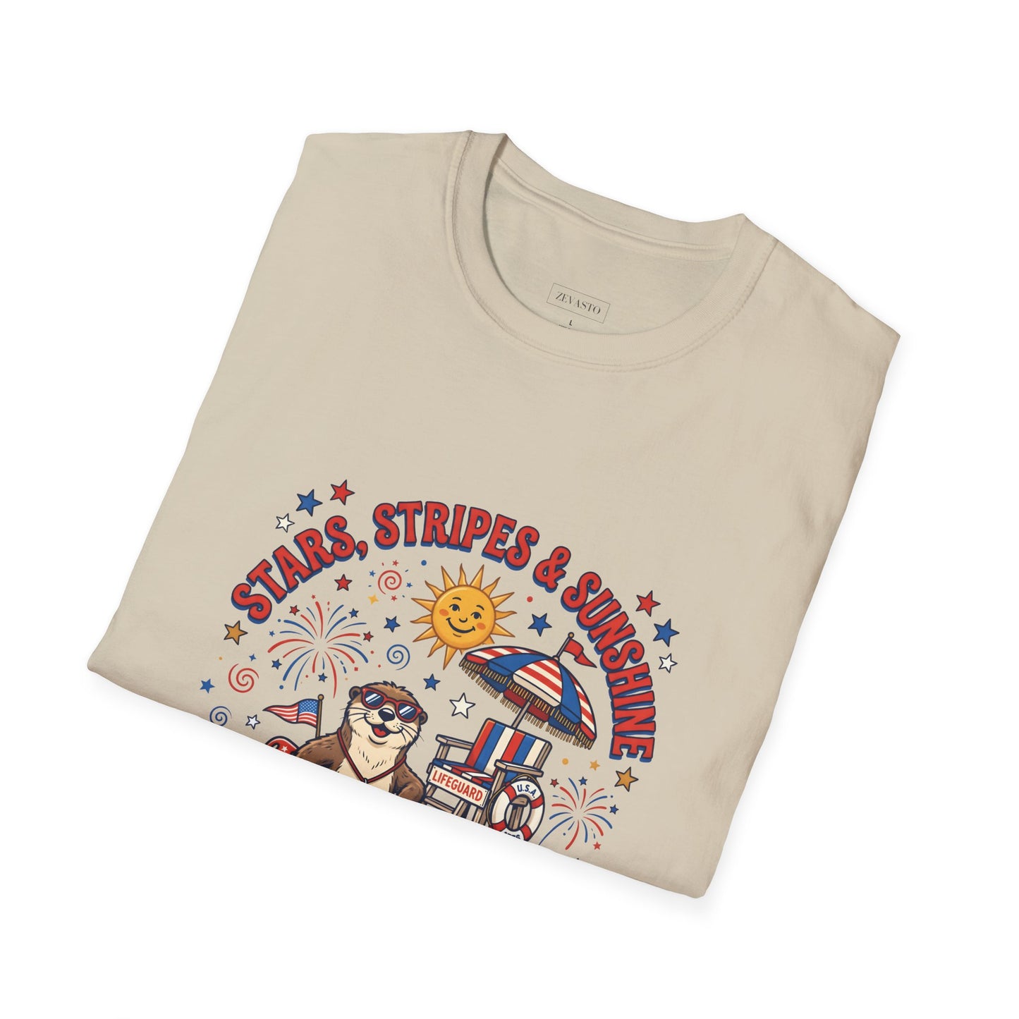 Stars, Stripes & Sunshine T-Shirt — Patriotic 1776–2026 Summer Tee, 4th of July Shirt