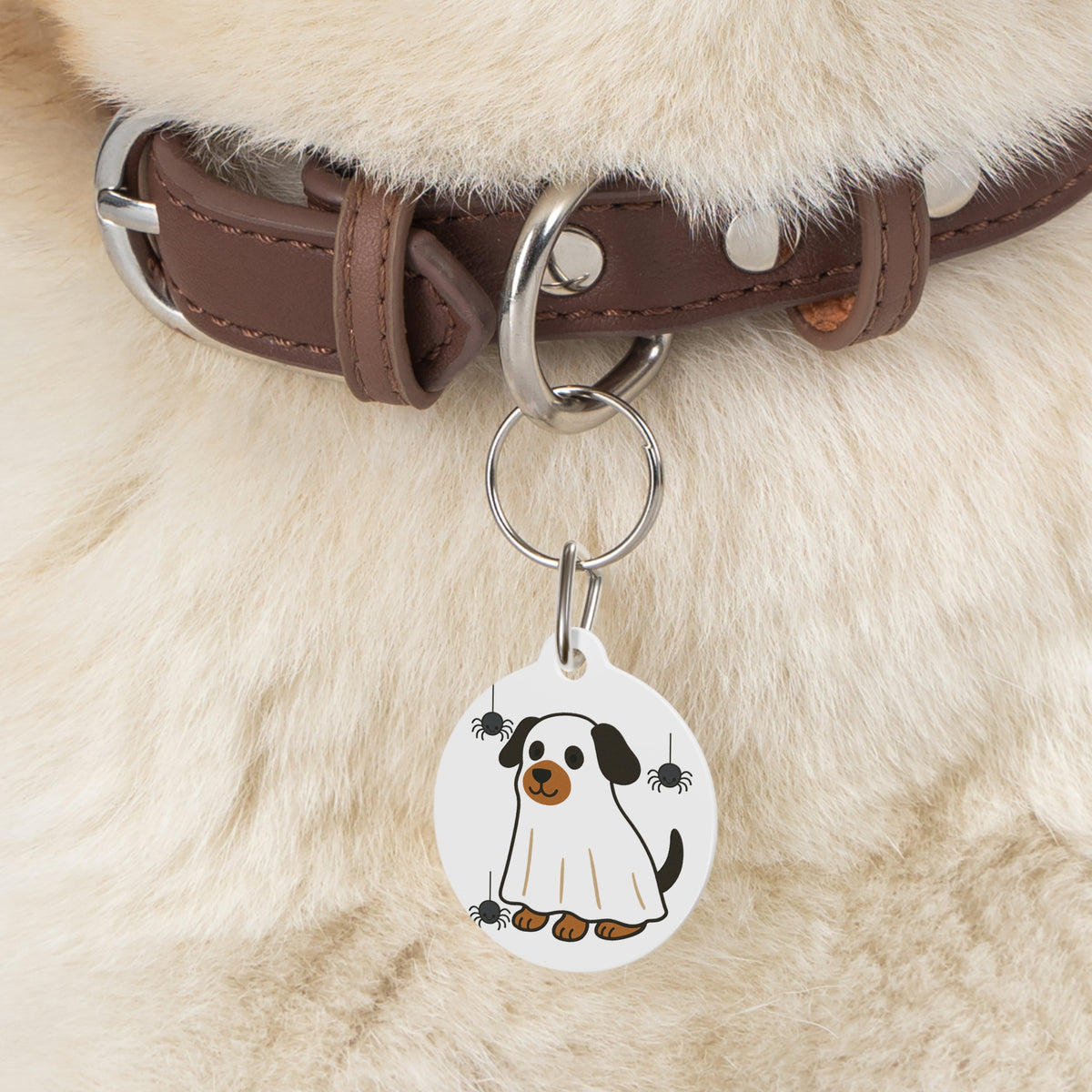 Personalized Cute Halloween Pet Tag, Funny Dog ID Tag, Gifts for Pet Lovers