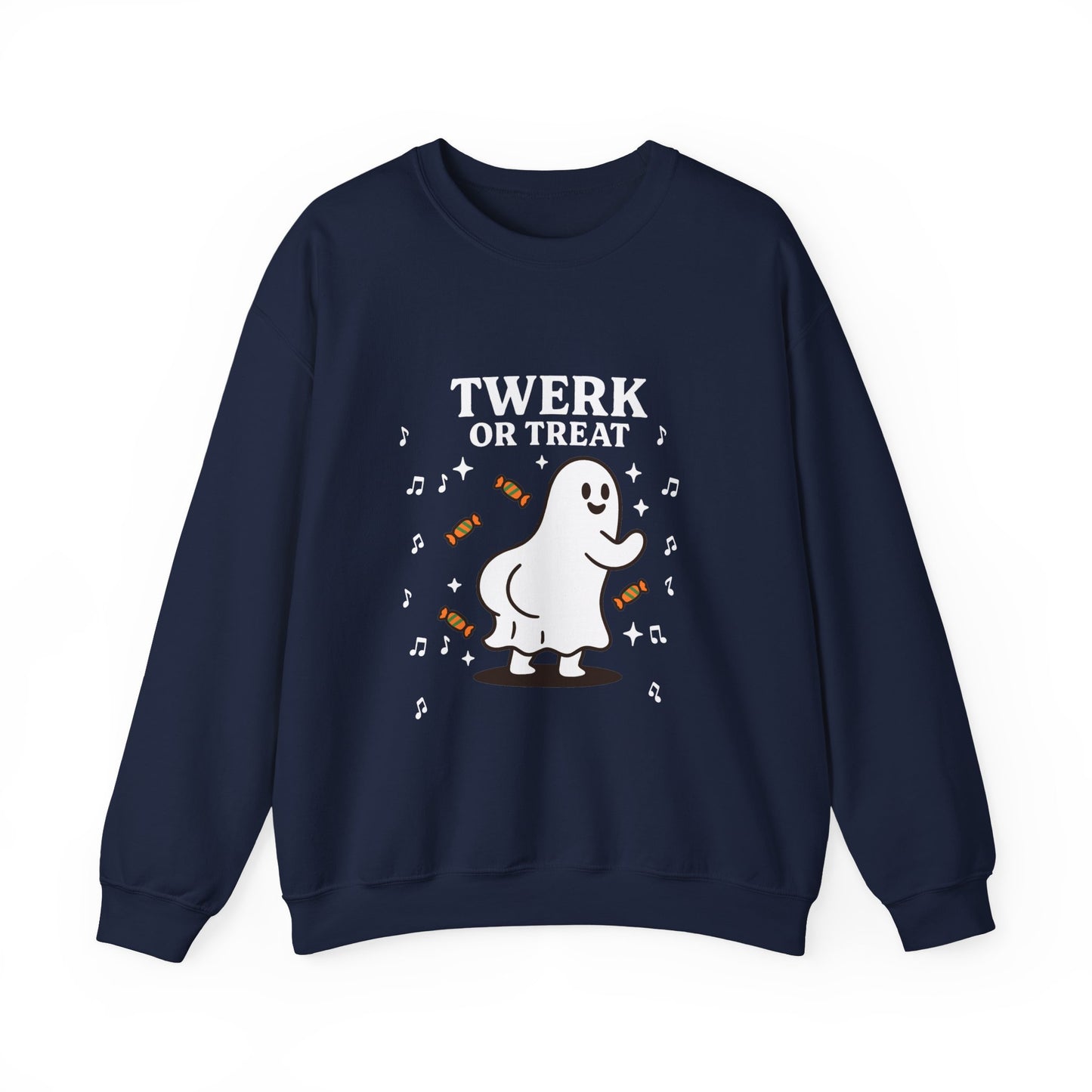 Halloween Twerk Sweatshirt, Unisex Sweatshirt, Funny Ghost Crewneck, Spooky Season Apparel, Halloween Gift, Fall Fashion