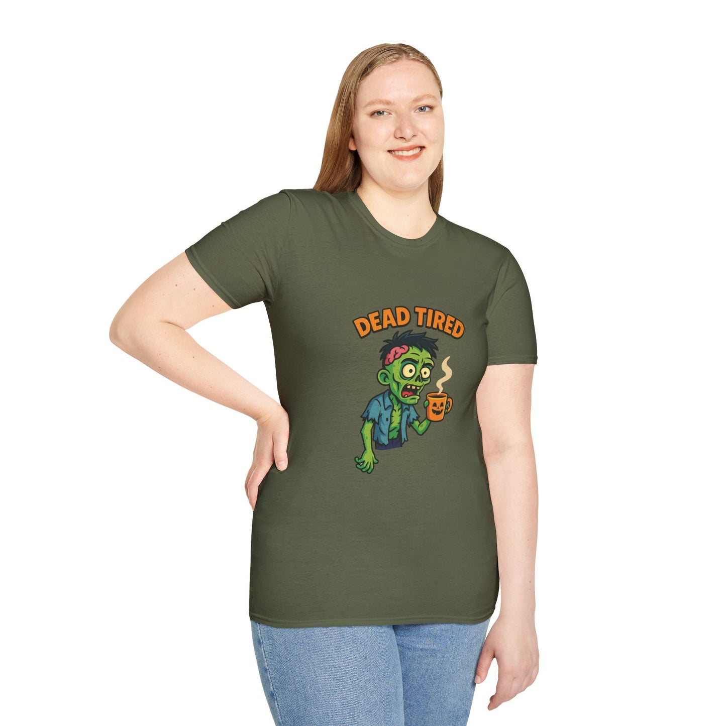 Dead Tired Zombie T-Shirt, Gifts for Halloween